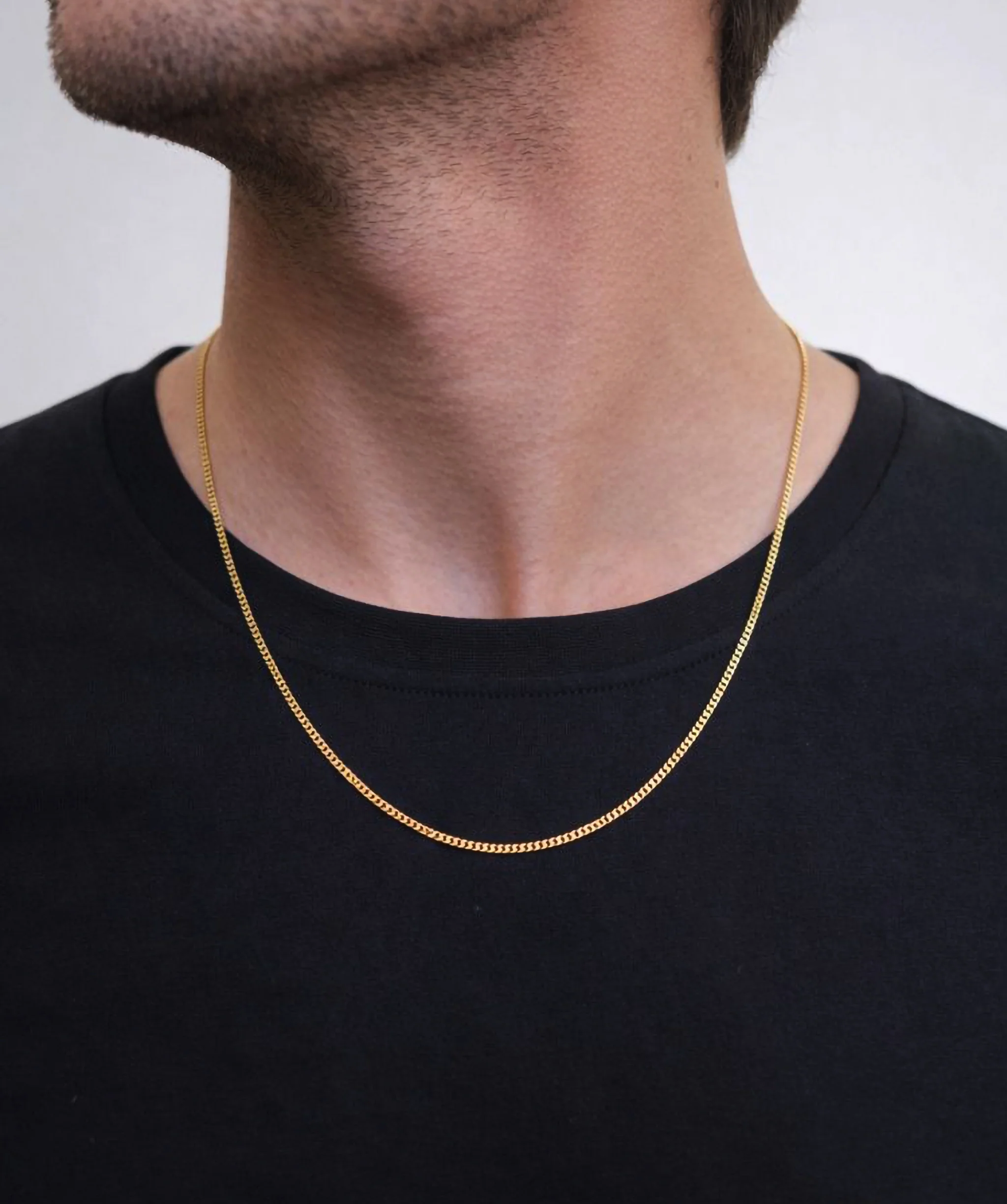 Curb Chain Necklace (2mm) - Image 3