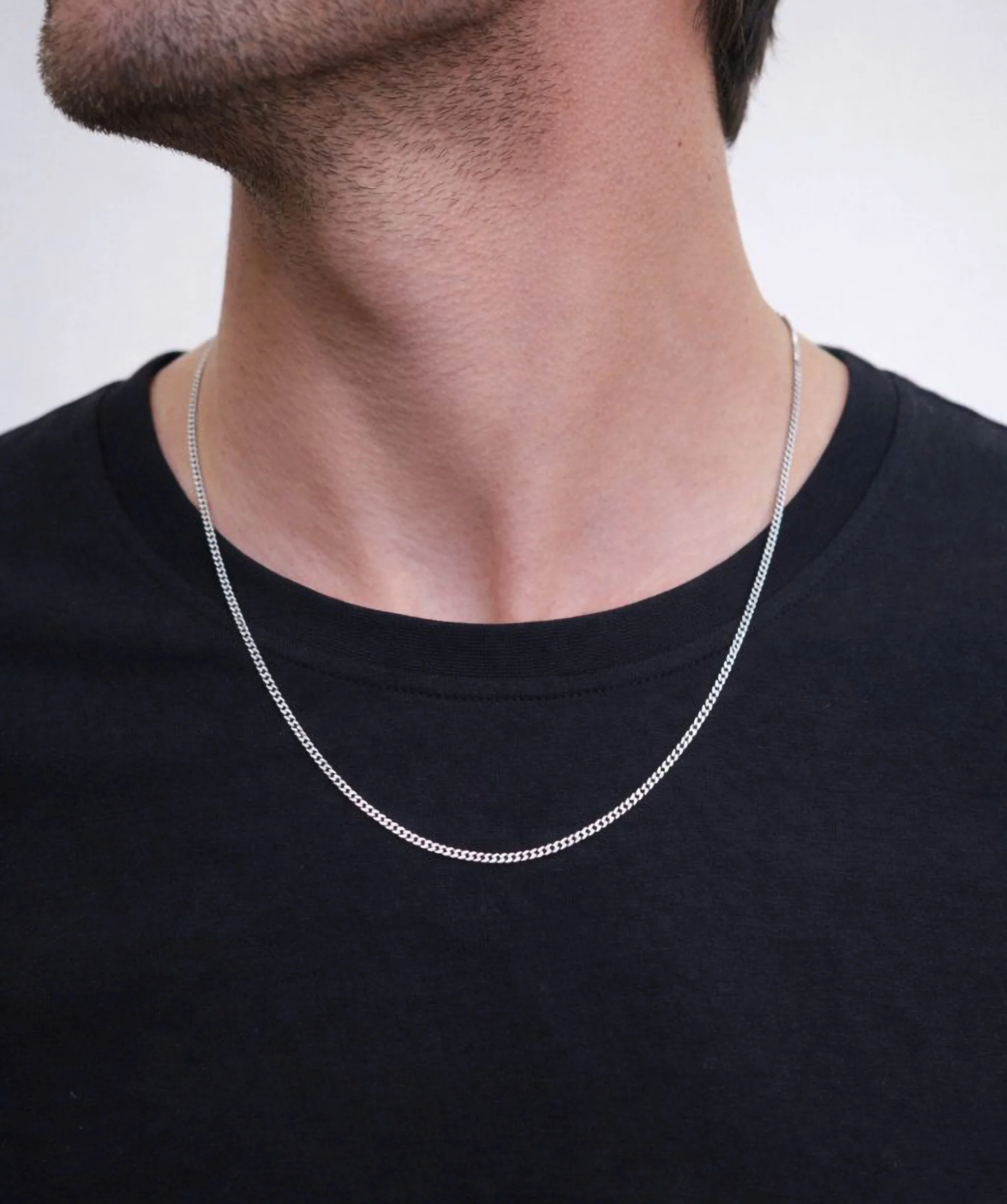 Curb Chain Necklace (2mm) - Image 4