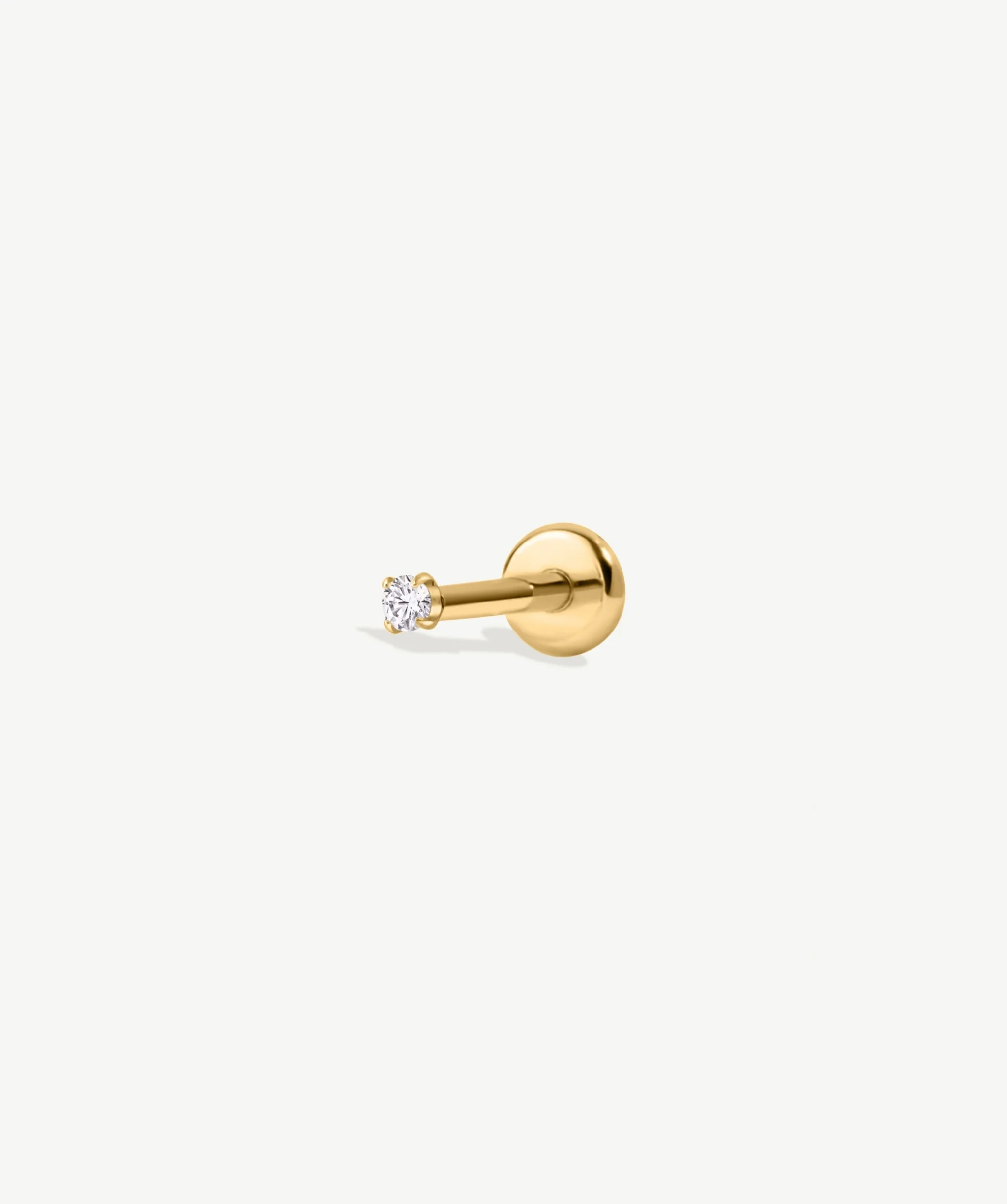 Solitaire CZ Flat Back Stud - Image 10